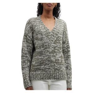NAADAM MARLED LOFTY OVERSIZED V NECK SWEATER NWT Small in Rose